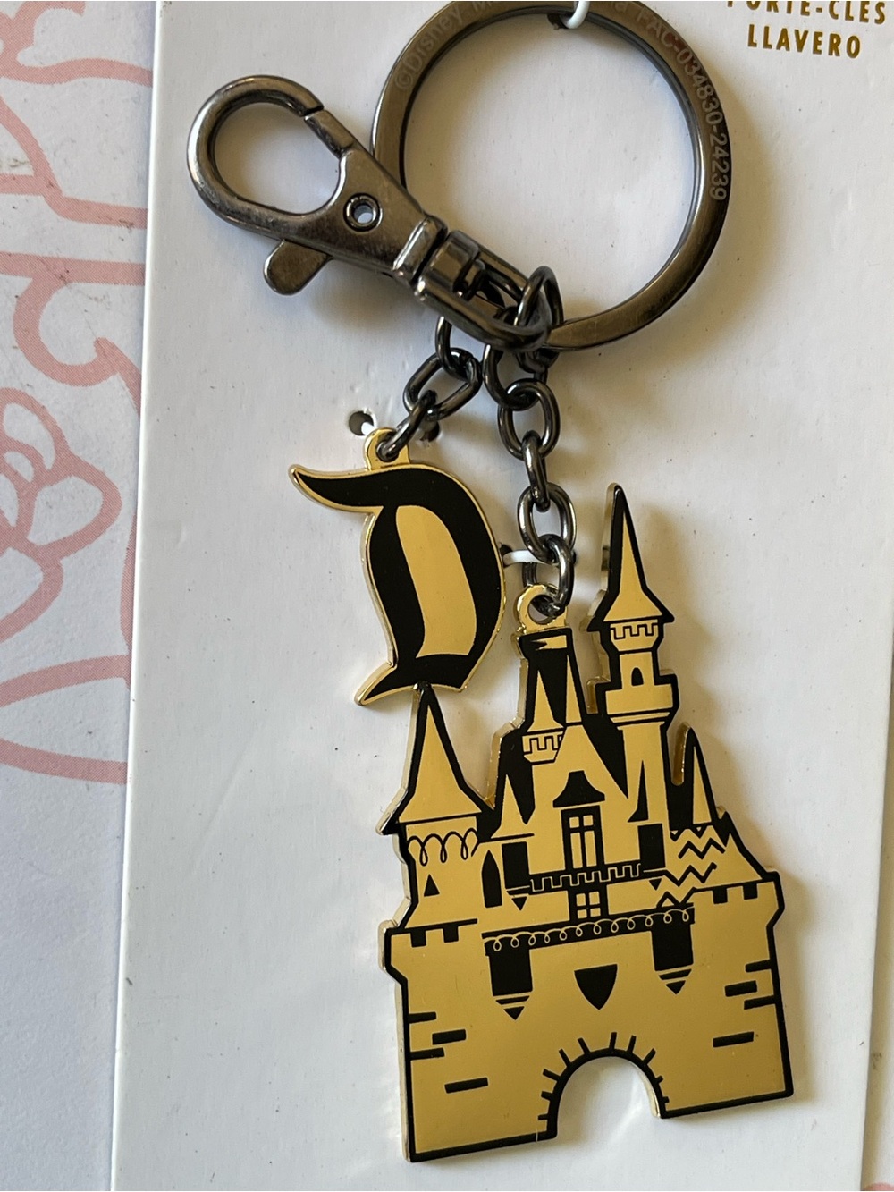 Disney Parks Disneyland Resort 2024 Sleeping Beauty Castle keychain New